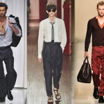 Menswear spring  harem pants trend